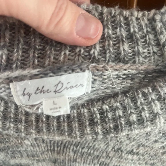 Women's Gray Sweater - Picture 4 of 4